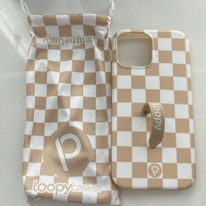 Loopy Case for iPhone 12 Pro Max, Sand Dollar Checkered